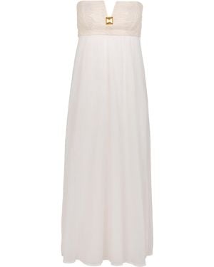 ViX Lilia Long Dress - White