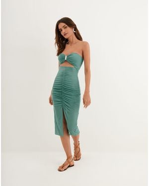 ViX Kiera Midi Dress (exchange Only) - Green