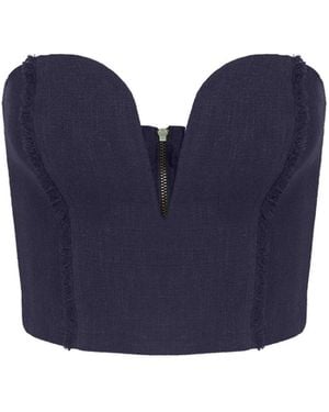 ViX Louise Cropped Top - Blue