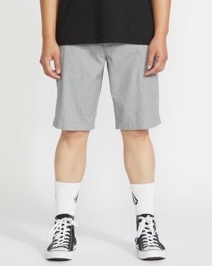 Volcom Frickin Modern Stretch Shorts - Gray