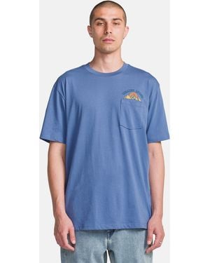 Volcom Great Divide Short Sleeve Tee - Blue