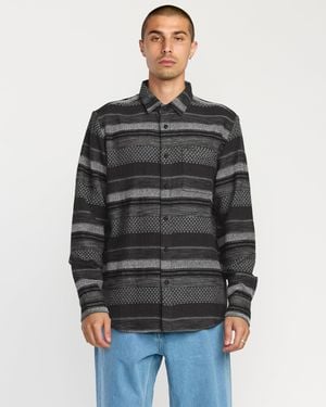 Volcom Confuzzled Long Sleeve Shirt - Gray
