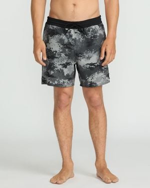 Volcom Lido Print Trunks - Blue