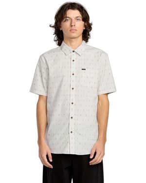 Volcom Bankstone Short Sleeve Shirt - White