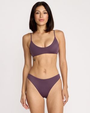 Volcom Simply Seamless Skimpy Bikini Bottom - Purple