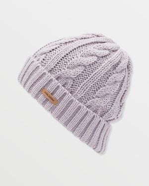 Volcom Stone Knit Beanie - White