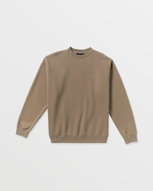 Volcom Single Stone Pw Crew - Natural