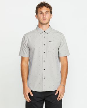 Volcom Bankstone Short Sleeve Shirt - White