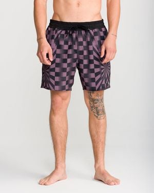 Volcom Lido Print Trunk 16 - Blue