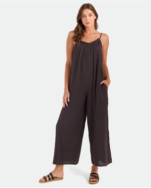 Volcom Ruffle Up Romper - Blue