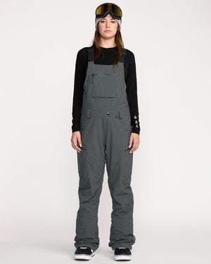 Volcom Ash Stretch Gore Bib - Gray
