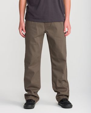 Volcom Kinkade Slub Pants - Brown