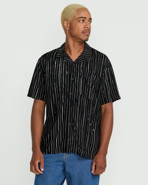 Volcom Mistostone Short Sleeve Shirt - Black