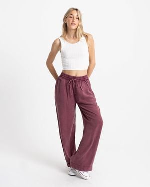 Volcom Washed Up Twill Pants - Red