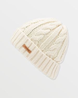 Volcom Stone Knit Beanie - White