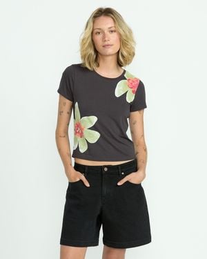 Volcom Strait Up Long Shorts - Black