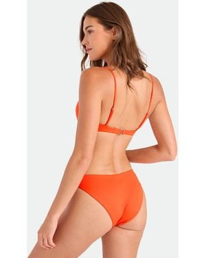 Volcom Simply Seamless Hipster Full Bikini Bottom - Orange