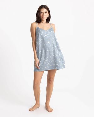 Volcom Boss Beach Mini Dress - Blue