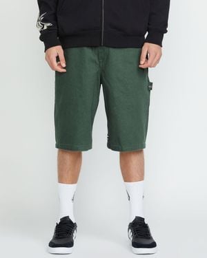 Volcom Sawhorse Denim Shorts - Green