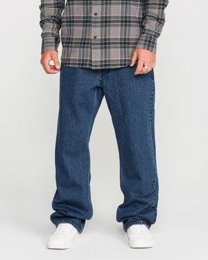 Volcom Pipe Dreams Denim Pants - Blue