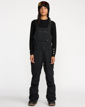 Volcom Ash Stretch Gore Bib Overall - Black
