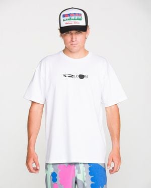 Volcom Featured Artist Head Check Short Sleeve Tee - White