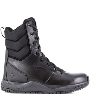 Volcom Street Shield Soft Toe Tactical Boots With Side Zipper - Black