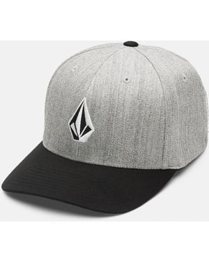 Volcom Full Stone Heather Flexfit Hat - Gray