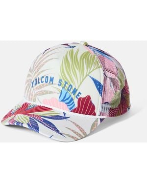 Volcom Into Paradise Trucker - White