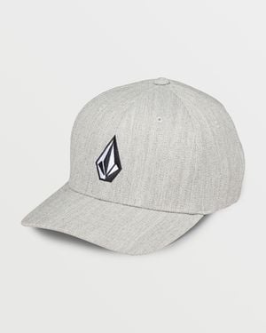 Volcom Full Stone Hthr Flexfit Hat - Gray