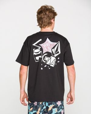 Volcom Concrete Jungle Short Sleeve Tee - Black