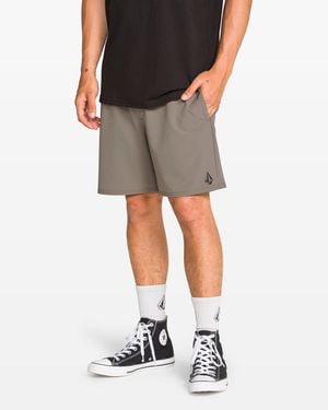 Volcom Nomoly Elastic Waist Shorts - Black