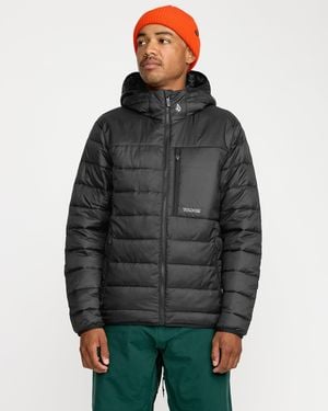 Volcom Puff Puff Hooded Jacket - Gray