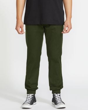 Volcom Frickin Slim Sweatpants - Green
