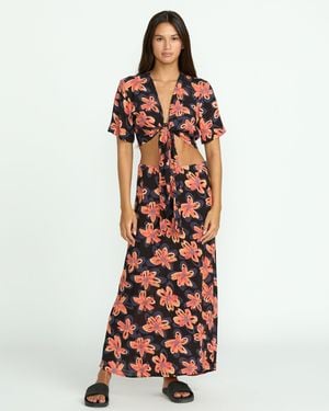 Volcom Deep Tropix Skirt - Red