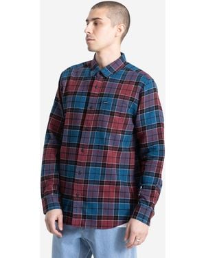 Volcom Levelstone Long Sleeve Shirt - Blue