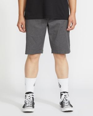 Volcom Frickin Modern Stretch Shorts - Gray
