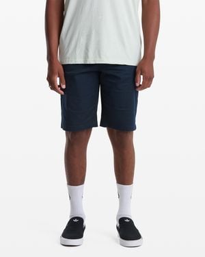 Volcom Frickin Modern Stretch Shorts - Blue