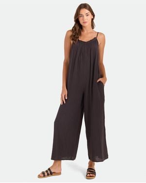 Volcom Ruffle Up Romper - Blue