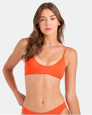 Volcom Simply Seamless Bralette - Orange