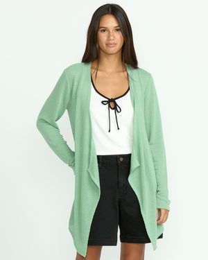 Volcom Go Go Wrap Cardigan - Green