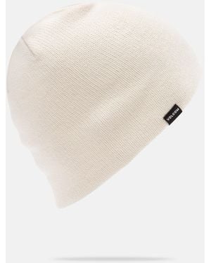 Volcom V.Co Skull Beanie - White