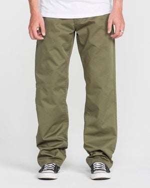 Volcom Frickin Relaxed Chino Pants - Green