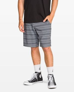 Volcom Mix Frickin Cross Shred Shorts - Gray