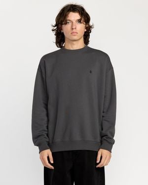 Volcom Single Stone Pw Crew - Gray
