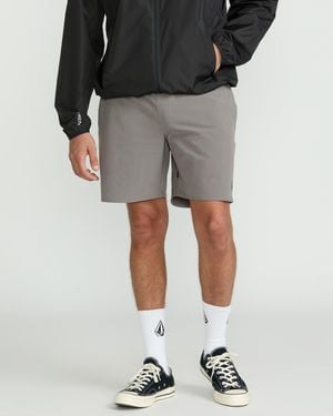 Volcom Nomoly Elastic Waist Shorts - Black