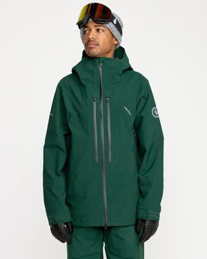 Volcom Anyox Guide Gore Pro Shell Jacket - Green