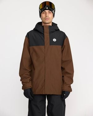 Volcom Buckthreeeighty Jacket - Brown