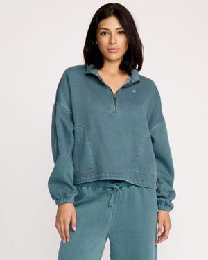 Volcom Stone Soft Quarter Zip - Blue