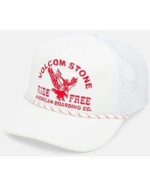 Volcom Shred Supply Trucker Hat - White
